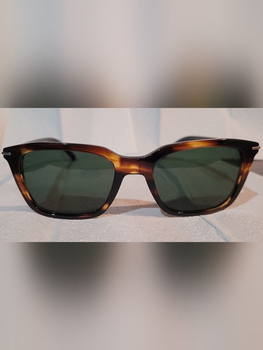 Christian Dior Homme Black Tie 266s Men's Brown Square Sunglasses